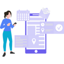پیش‌نمایش فایل girl-is-checking-her-appointments-on-her-mobile-phone-5237507 از پک تنظیم قرار ملاقات