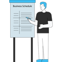 پیش‌نمایش فایل business-schedule-board-5237201 از پک تنظیم قرار ملاقات