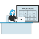 پیش‌نمایش فایل girl-checking-appointment-5237225 از پک تنظیم قرار ملاقات