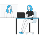 پیش‌نمایش فایل girl-is-taking-lecture-online-in-pandemic-5254223 از پک بازگشت به مدرسه پس از کرونا
