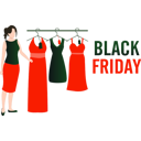 پیش‌نمایش فایل girl-choosing-clothes-on-black-friday-5250963 از پک جمعه سیاه