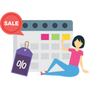 پیش‌نمایش فایل girl-is-waiting-for-the-shopping-sale-5257703 از پک تخفیف‌های جمعه سیاه