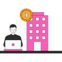 پیش‌نمایش فایل boy-using-bitcoin-bank-for-management-5256648 از پک بیت‌کوین