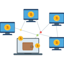 پیش‌نمایش فایل bitcoin-nodes-connected-to-network-5251588 از پک پلتفرم بلاکچین
