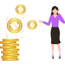 پیش‌نمایش فایل businesswoman-investing-in-bitcoin-5255207 از پک بیت‌کوین