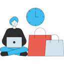 پیش‌نمایش فایل the-boy-is-shopping-online-from-a-laptop-5266686 از پک جمعه سیاه