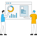 پیش‌نمایش فایل employees-analyzing-data-5457300 از پک کسب‌وکار و بازاریابی