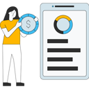 پیش‌نمایش فایل girl-getting-investment-growth-5457324 از پک کسب‌وکار و بازاریابی
