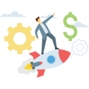 پیش‌نمایش فایل businessman-launching-startup-5433531 از پک فعالیت‌های تجاری