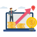 پیش‌نمایش فایل businessman-looking-at-business-growth-5433522 از پک فعالیت‌های تجاری