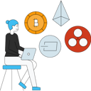 پیش‌نمایش فایل girl-doing-online-crypto-trade-analysis-5422997 از پک پلتفرم بلاکچین