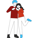 پیش‌نمایش فایل couple-posing-together-5468072 از پک فعالیت‌های کریسمس