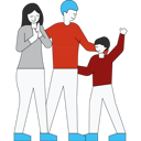 پیش‌نمایش فایل family-standing-together-5468073 از پک فعالیت‌های کریسمس