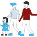 پیش‌نمایش فایل family-walking-together-5468074 از پک فعالیت‌های کریسمس