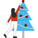 پیش‌نمایش فایل girl-decorating-christmas-tree-5468081 از پک فعالیت‌های کریسمس
