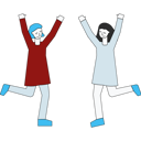 پیش‌نمایش فایل girls-dancing-at-christmas-party-5468077 از پک فعالیت‌های کریسمس
