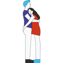 پیش‌نمایش فایل couple-hugging-5471124 از پک زوج عاشق