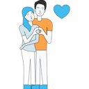 پیش‌نمایش فایل couple-make-heart-with-their-hands-5471122 از پک زوج عاشق