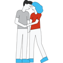 پیش‌نمایش فایل couple-stands-in-romantic-way-5471145 از پک زوج عاشق