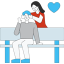 پیش‌نمایش فایل girl-closed-the-boy-eyes-with-her-hands-5471127 از پک زوج عاشق