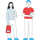 پیش‌نمایش فایل boy-and-girl-going-to-college-5469660 از پک زندگی دانشگاهی