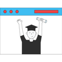 پیش‌نمایش فایل boy-completing-degree-online-5469647 از پک زندگی دانشگاهی
