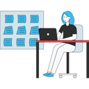 پیش‌نمایش فایل student-girl-making-notes-using-laptop-5469643 از پک زندگی دانشگاهی