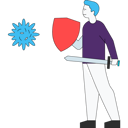 پیش‌نمایش فایل boy-fighting-with-coronavirus-5474217 از پک مدت زمان کووید