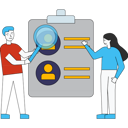 پیش‌نمایش فایل business-people-looking-for-candidate-5475022 از پک نمایه آژانس خلاق