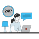 پیش‌نمایش فایل customer-service-center-5475036 از پک نمایه آژانس خلاق