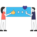 پیش‌نمایش فایل customers-giving-star-rating-5475894 از پک آژانس خلاق