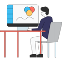 پیش‌نمایش فایل graphic-designer-working-on-computer-5475910 از پک آژانس خلاق