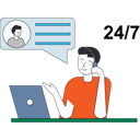 پیش‌نمایش فایل 24-hours-customer-support-5482527 از پک پشتیبانی مشتریان