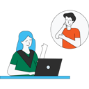 پیش‌نمایش فایل customer-service-girl-5482525 از پک پشتیبانی مشتریان