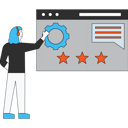 پیش‌نمایش فایل customer-service-rating-5482509 از پک پشتیبانی مشتریان