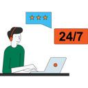 پیش‌نمایش فایل customer-service-rating-5482510 از پک پشتیبانی مشتریان