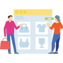 پیش‌نمایش فایل couple-doing-online-shopping-5489631 از پک فروشگاه‌اینترنتی و خرید