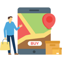 پیش‌نمایش فایل online-shopping-delivery-location-5489617 از پک فروشگاه‌اینترنتی و خرید