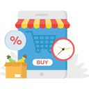 پیش‌نمایش فایل online-shopping-sale-timings-5489616 از پک فروشگاه‌اینترنتی و خرید