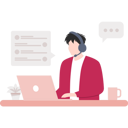 پیش‌نمایش فایل customer-support-agent-5508392 از پک پشتیبانی مشتریان