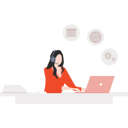 پیش‌نمایش فایل customer-support-executive-5508383 از پک پشتیبانی مشتریان