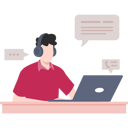 پیش‌نمایش فایل hotline-operator-5508396 از پک پشتیبانی مشتریان