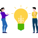 پیش‌نمایش فایل boy-and-girl-stand-with-green-bulb-5563843 از پک اکولوژی