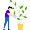 پیش‌نمایش فایل boy-is-watering-the-plant-5563837 از پک اکولوژی