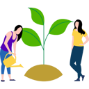 پیش‌نمایش فایل girls-watering-the-plant-5563839 از پک اکولوژی