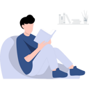 پیش‌نمایش فایل boy-reading-book-while-sitting-on-beanbag-5560997 از پک فعالیت دانش‌آموزی