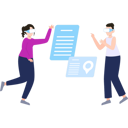 پیش‌نمایش فایل boy-and-girl-looking-at-documents-through-vr-glasses-5664070 از پک فناوری واقعیت مجازی (تصویرسازی)