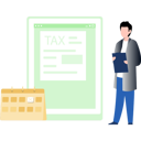 پیش‌نمایش فایل tax-form-5663052 از پک کسب و کار