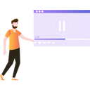 پیش‌نمایش فایل boy-watching-the-video-live-5662689 از پک پخش زنده
