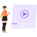 پیش‌نمایش فایل girl-watching-the-video-live-5662688 از پک پخش زنده